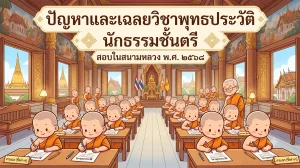 ปัญหาและเฉลยวิชาพุทธประวัติ นักธรรมชั้นตรี พ.ศ. 2568