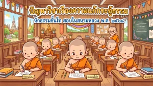 กระทู้ธรรม นักธรรมชั้นโท พ.ศ. ๒๕๖๘