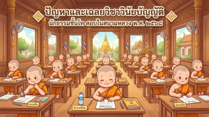 ปัญหาและเฉลยวิชาวินัยบัญญัติ นักธรรมชั้นโท พ.ศ. ๒๕๖๘